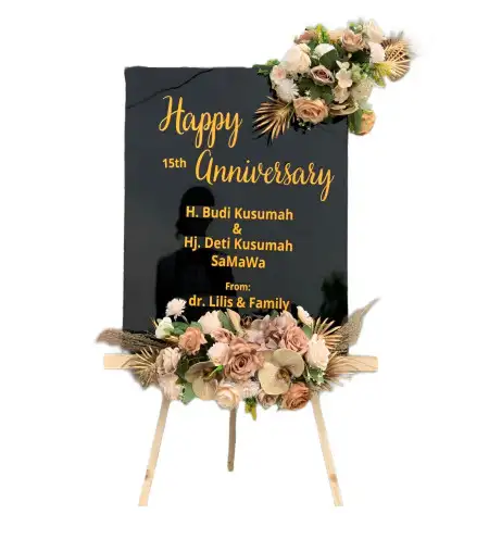 Papan Bunga Akrilik Agam